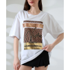Varak çizgili Oversize tişört Varak çizgili Oversize tişört
