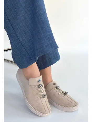 Warte Bej Süet Bağcıklı Spor Ayakkabı Warte Bej Süet Bağcıklı Spor Ayakkabı