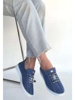 Warte Mavi Süet Bağcıklı Spor Ayakkabı Warte Mavi Süet Bağcıklı Spor Ayakkabı