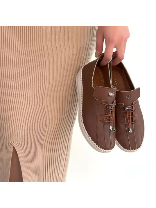 Warte Taba Deri Bağcıklı Spor Ayakkabı