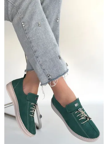 Warte Yeşil Süet Bağcıklı Spor Ayakkabı Warte Yeşil Süet Bağcıklı Spor Ayakkabı