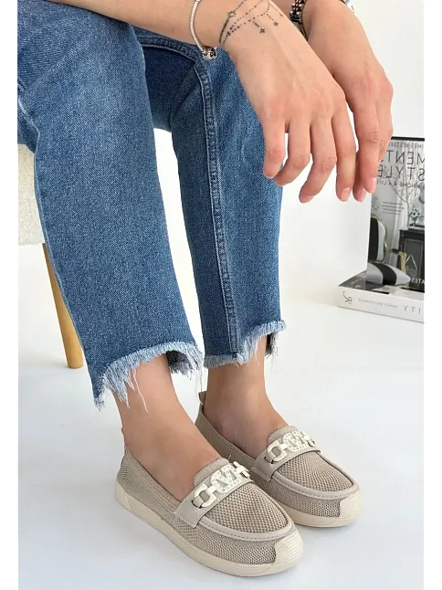 Wata Bej Triko Babet Ayakkabı