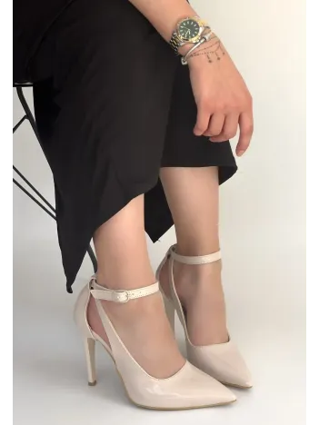 Wenni Bej Rugan Stiletto Ayakkabı