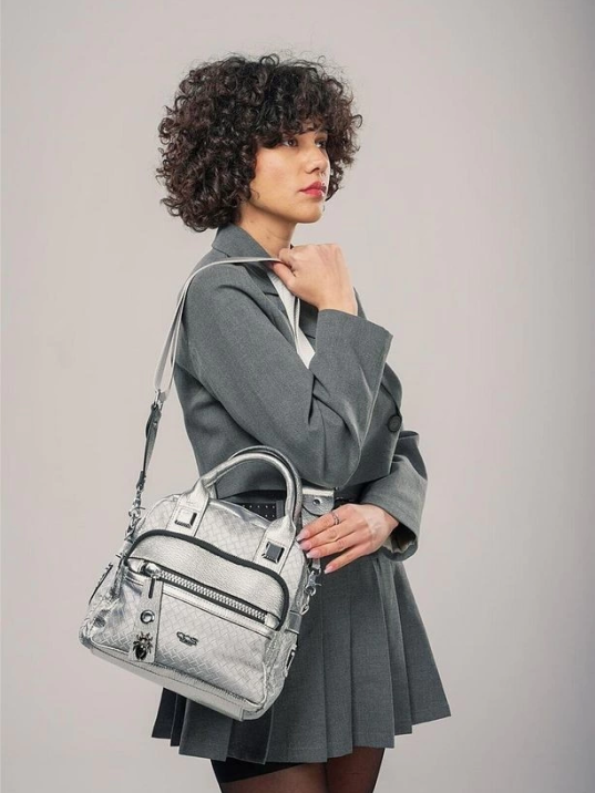 Weta Gri Cilt Kol Ve Omuz Çantası