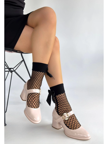 Weys Bej Rugan Topuklu Ayakkabı Weys Bej Rugan Topuklu Ayakkabı