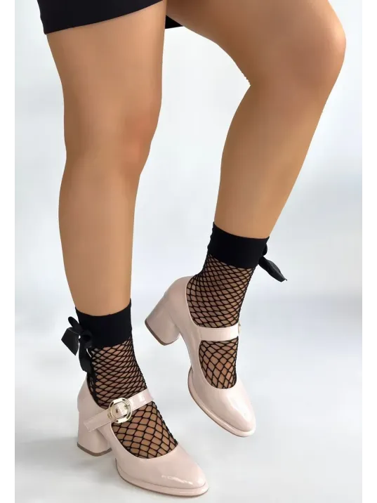 Weys Bej Rugan Topuklu Ayakkabı Weys Bej Rugan Topuklu Ayakkabı