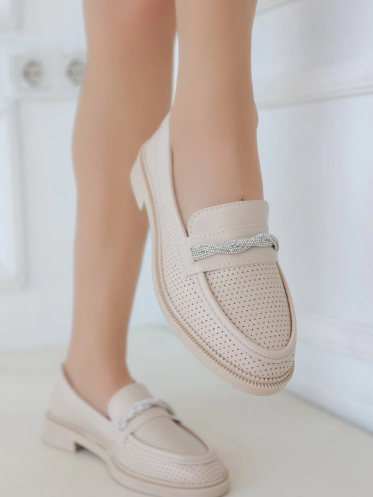 Woni Bej Cilt Babet Ayakkabı