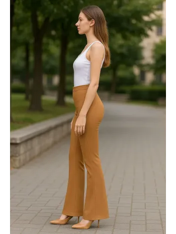 Atlas Palazzo Pantolon Kamel