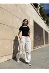 Yaka Kol Garnili Ön Parçalı Bluz