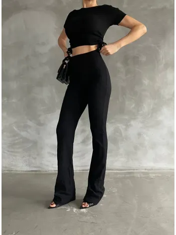 Yanları Tüneli Takım Siyah S3161