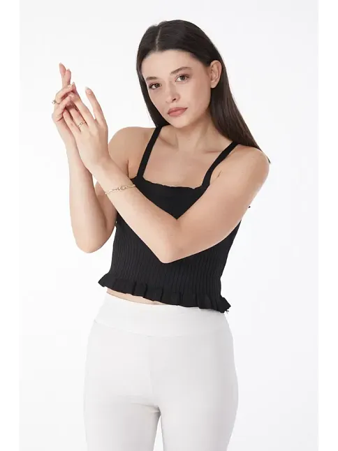 Yazlık Triko Crop