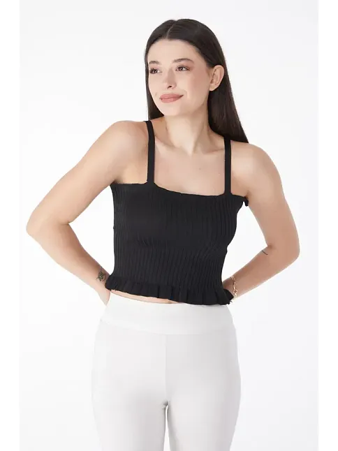 Yazlık Triko Crop