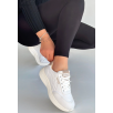 Yejja Beyaz Cilt Bağcıklı Spor Ayakkabı