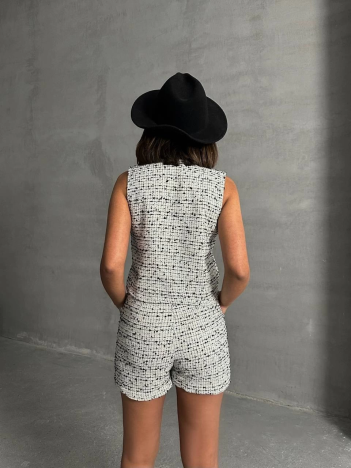 Yelekli şort takım Yelekli şort takım