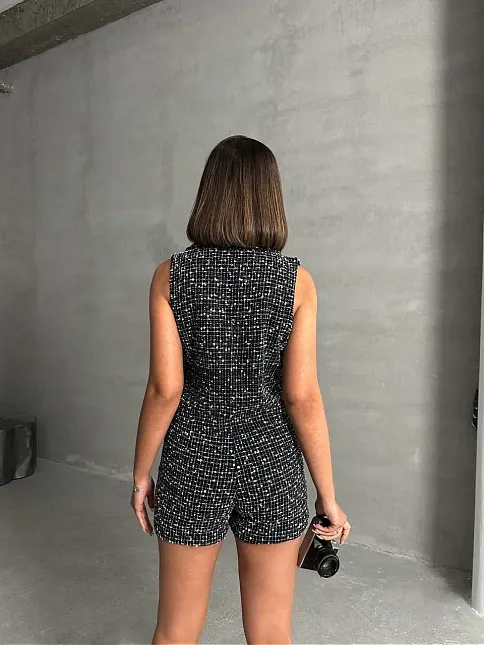 Yelekli Şort Takım