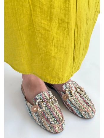 Yenda Renkli Dokumalı Terlik Yenda Renkli Dokumalı Terlik