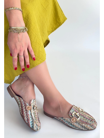Yenda Renkli Dokumalı Terlik Yenda Renkli Dokumalı Terlik