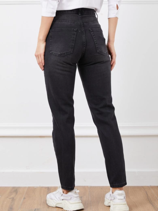 Yüksek bel mont jean pantolon Yüksek bel mont jean pantolon