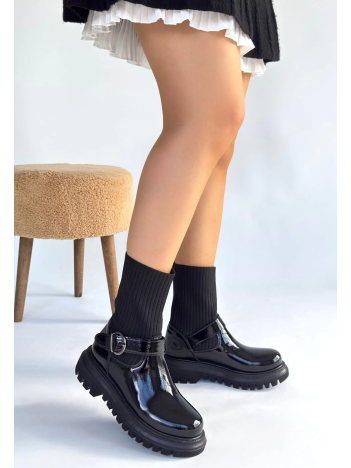 Zerta Siyah Rugan Streçli Bot Zerta Siyah Rugan Streçli Bot