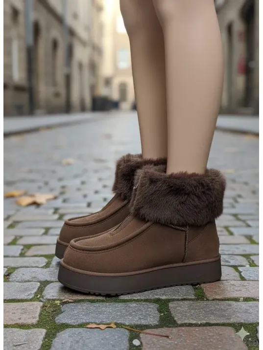 Zinya Kahverengi Süet Bot Zinya Kahverengi Süet Bot