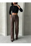 Zr Deri Palazzo Pantolon Kahve H24654 Zr Deri Palazzo Pantolon Kahve H24654