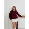 Zr model kaşe ceket bordo st255807