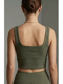 Kadın Haki Yeşili Kalın Askılı Crop Top Büstiyer – Modern Ve Şık Tasarım Kadın Haki Yeşili Kalın Askılı Crop Top Büstiyer – Modern Ve Şık Tasarım