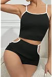 Kadın Siyah Beyaz Şortlu Cut-out Detaylı Gecelik Takımı – Modern, Konforlu Ve Günlük Kombinlere Uygun Kadın Siyah Beyaz Şortlu Cut-out Detaylı Gecelik Takımı – Modern, Konforlu Ve Günlük Kombinlere Uygun