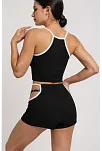 Kadın Siyah Beyaz Şortlu Cut-out Detaylı Gecelik Takımı – Modern, Konforlu Ve Günlük Kombinlere Uygun Kadın Siyah Beyaz Şortlu Cut-out Detaylı Gecelik Takımı – Modern, Konforlu Ve Günlük Kombinlere Uygun