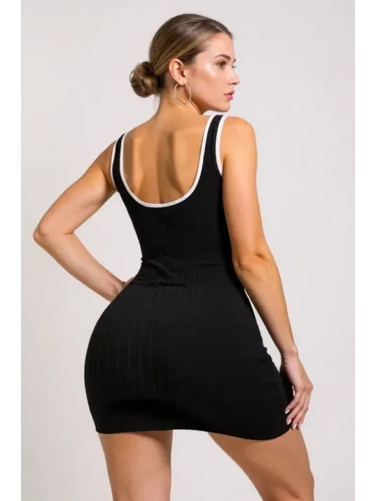 Kadın Siyah Fiyonklu Kaşkorse Gecelik Ve Tanga Takım – Modern, Konforlu Ve Günlük Kombinlere Uygun