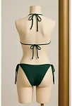 Kadın Yeşil Yandan Ve Boyundan Bağlamalı Bikini Mayo Takımı – Modern, Konforlu Ve Günlük Kombinlere Uygun Kadın Yeşil Yandan Ve Boyundan Bağlamalı Bikini Mayo Takımı – Modern, Konforlu Ve Günlük Kombinlere Uygun