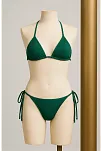 Kadın Yeşil Yandan Ve Boyundan Bağlamalı Bikini Mayo Takımı – Modern, Konforlu Ve Günlük Kombinlere Uygun Kadın Yeşil Yandan Ve Boyundan Bağlamalı Bikini Mayo Takımı – Modern, Konforlu Ve Günlük Kombinlere Uygun