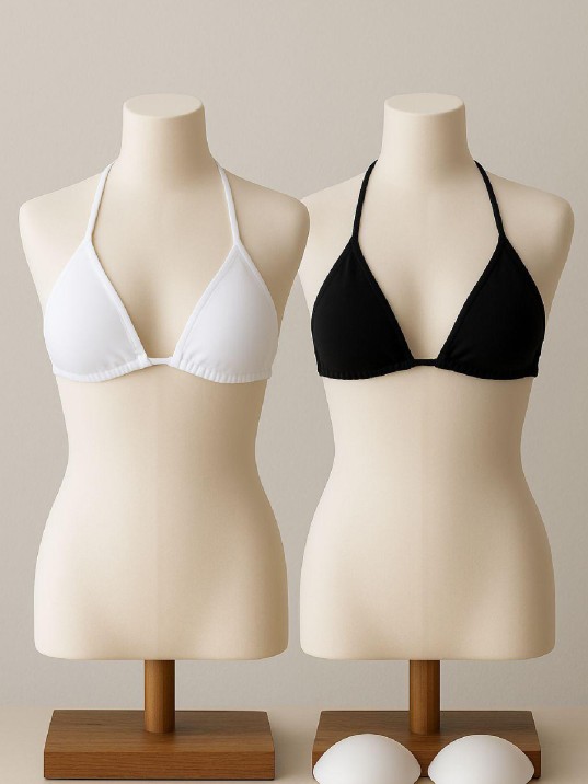 Kadın Siyah Ve Beyaz Minimal Kesim Üçgen Bikini Üstü – Modern Ve Şık Tasarım Kadın Siyah Ve Beyaz Minimal Kesim Üçgen Bikini Üstü – Modern Ve Şık Tasarım