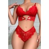 Kadın Kırmızı Kalp Tokalı Çapraz Lastik Detaylı Dantel İç Çamaşır Takımı – Modern, Konforlu Kadın Kırmızı Kalp Tokalı Çapraz Lastik Detaylı Dantel İç Çamaşır Takımı – Modern, Konforlu