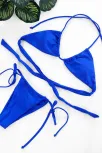 Kadın Mavi Yandan Bağlamalı Tangalı Üçgen Bikini Mayo Takımı – Modern, Konforlu Ve Günlük Kombinlere Uygun