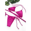 Kadın Fuşya Yandan Bağlamalı Tangalı Üçgen Bikini Mayo Takımı – Modern, Konforlu Ve Günlük Kombinlere Uygun Kadın Fuşya Yandan Bağlamalı Tangalı Üçgen Bikini Mayo Takımı – Modern, Konforlu Ve Günlük Kombinlere Uygun