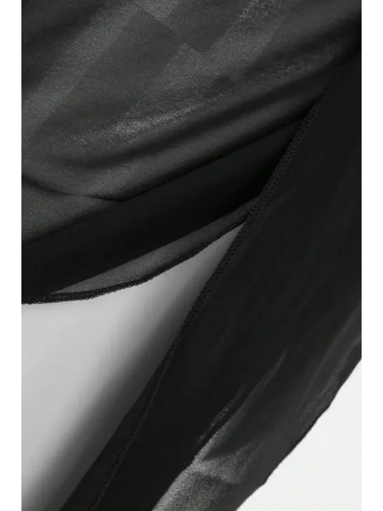 Kadın Siyah Beyaz Transparan Belden Bağlamalı Pareo 2'li – Modern Ve Şık Tasarım