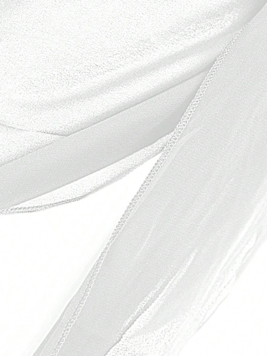 Kadın Siyah Beyaz Transparan Belden Bağlamalı Pareo 2'li – Modern ve Şık Tasarım