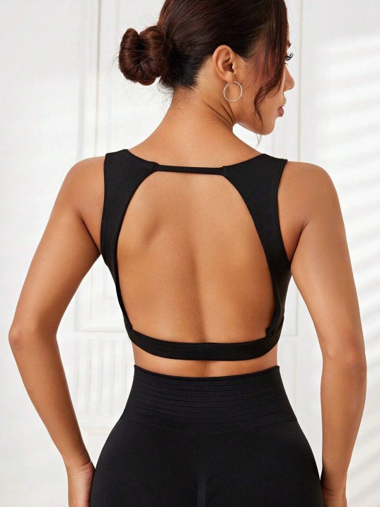 Kadın Siyah Sırtı Açık Derin Göğüs Dekolteli Şık Crop Top Bluz – Şık, Rahat Ve Kolay Kombinlenebilir