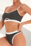 Kadın Gri Antrasit Kaşkorse Ve Beyaz Lastikli Cut-out Tanga Külotlu Takım – Modern, Konforlu Kadın Gri Antrasit Kaşkorse Ve Beyaz Lastikli Cut-out Tanga Külotlu Takım – Modern, Konforlu