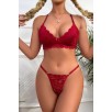 Kadın Bordo Sırtı Dantel Ve İp Detaylı Şık Sütyen Külot Takımı – Modern, Konforlu Ve Günlük Kombinlere Uygun Kadın Bordo Sırtı Dantel Ve İp Detaylı Şık Sütyen Külot Takımı – Modern, Konforlu Ve Günlük Kombinlere Uygun