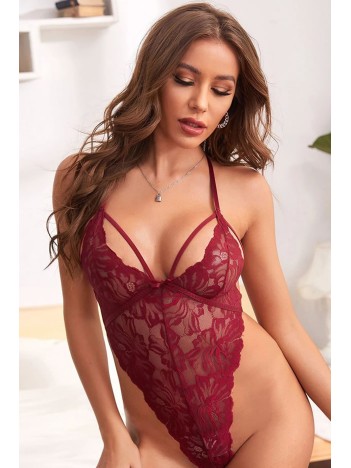 Kadın Bordo Dantelli, Tangalı Ve İp Askılı Şık İç Çamaşır Takımı – Modern, Konforlu Ve Günlük Kombinlere Uygun Kadın Bordo Dantelli, Tangalı Ve İp Askılı Şık İç Çamaşır Takımı – Modern, Konforlu Ve Günlük Kombinlere Uygun
