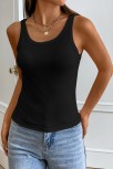 Kadın Siyah Kolsuz Kalın Askılı Uzun Crop Top Bluz & Atlet – Şık, Rahat Ve Kolay Kombinlenebilir Kadın Siyah Kolsuz Kalın Askılı Uzun Crop Top Bluz & Atlet – Şık, Rahat Ve Kolay Kombinlenebilir
