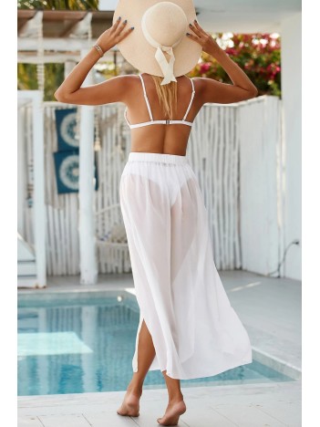 Kadın Beyaz Yırtmaçlı Tül Pareo Etek Plaj Elbisesi – Şık, Rahat Ve 4 Mevsim Kullanıma Uygun Kadın Beyaz Yırtmaçlı Tül Pareo Etek Plaj Elbisesi – Şık, Rahat Ve 4 Mevsim Kullanıma Uygun