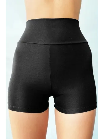 Kadın Siyah Yüksek Bel Mini Deniz Şortu – Modern Ve Şık Tasarım Kadın Siyah Yüksek Bel Mini Deniz Şortu – Modern Ve Şık Tasarım