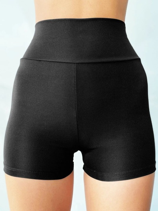 Kadın Siyah Yüksek Bel Mini Deniz Şortu – Modern ve Şık Tasarım Kadın Siyah Yüksek Bel Mini Deniz Şortu – Modern ve Şık Tasarım