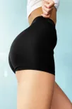 Kadın Siyah Yüksek Bel Mini Deniz Şortu – Modern Ve Şık Tasarım