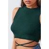 Kadın Yeşil Çapraz Bağlamalı Crop Top Büstiyer – Modern Ve Şık Tasarım Kadın Yeşil Çapraz Bağlamalı Crop Top Büstiyer – Modern Ve Şık Tasarım