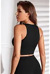 Kadın Siyah Derin Göğüs Dekolteli Şık Crop Top Bluz – Şık, Rahat Ve Kolay Kombinlenebilir