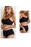 Kadın Siyah Kaşkorse Yüksek Bel Kapsız Sütyen Külot Takım – Modern, Konforlu Ve Günlük Kombinlere Uygun Kadın Siyah Kaşkorse Yüksek Bel Kapsız Sütyen Külot Takım – Modern, Konforlu Ve Günlük Kombinlere Uygun